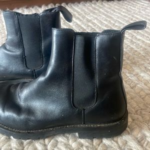 COS black leather Chelsea boots